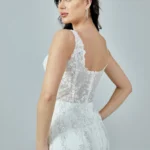 Amélie Lace Embellished Mermaid Wedding Gown