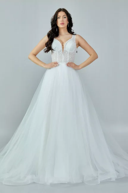 Irini - Classic A-Line Lace Bridal Gown