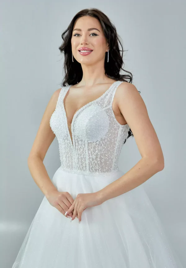 Irini - Classic A-Line Lace Gown