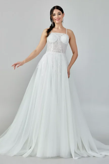 Lilia Sparkling Tulle Bridal Gown