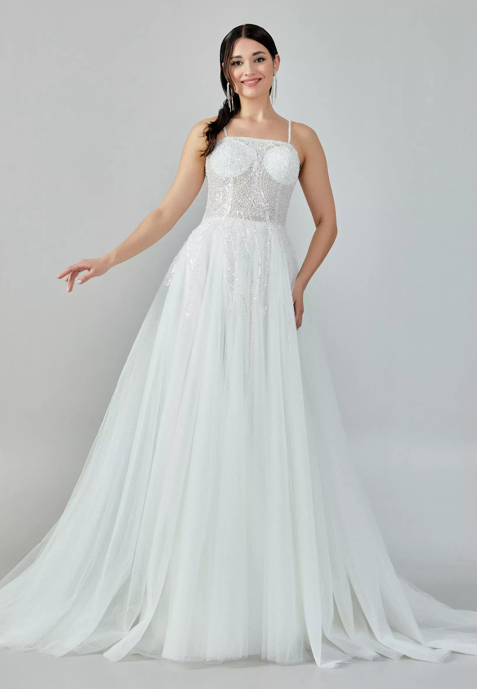 Lilia Sparkling Tulle Bridal Gown