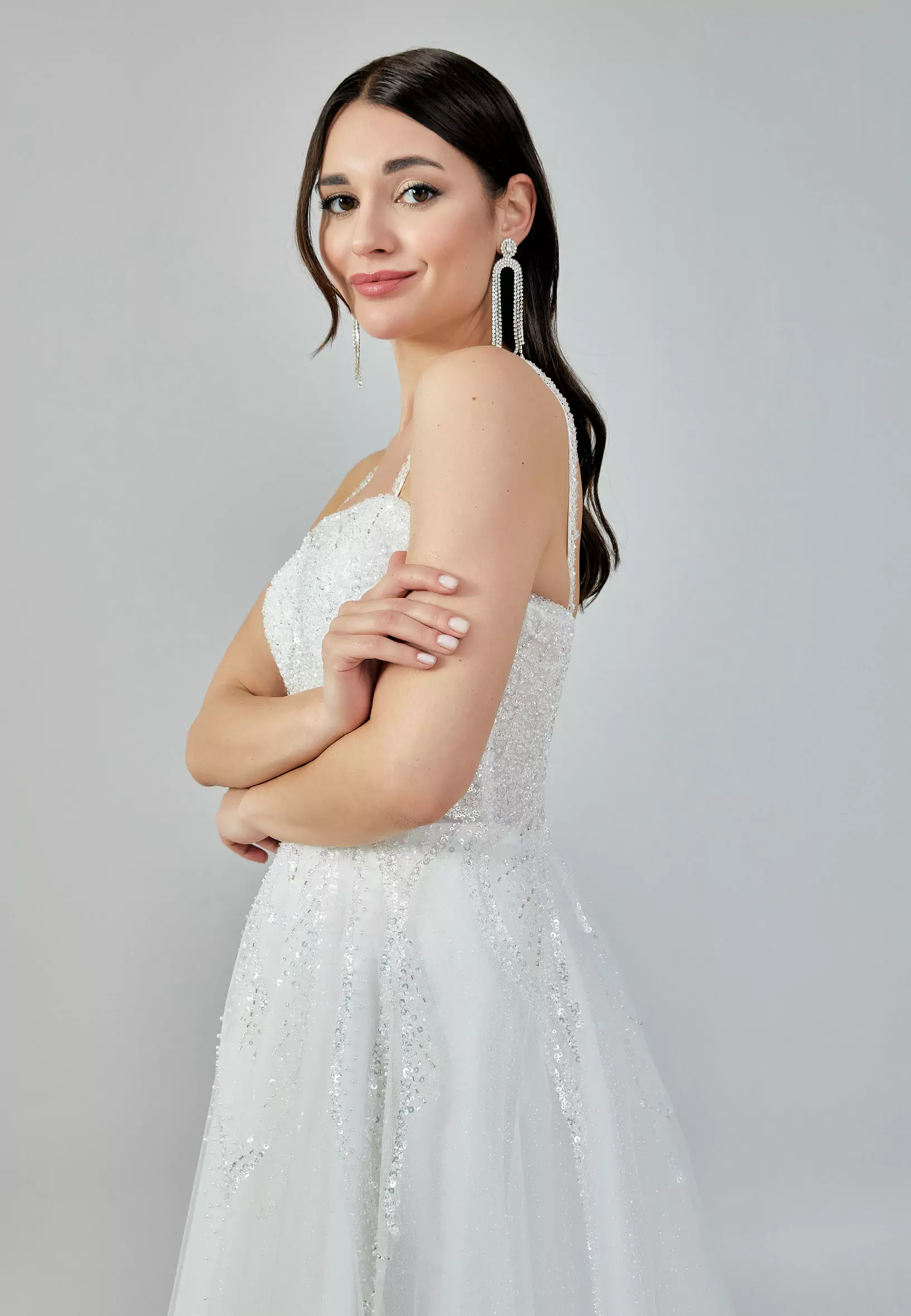 Lilia Sparkling Tulle Gown