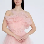 Mia – Ruffled Tulle Cocktail Dress