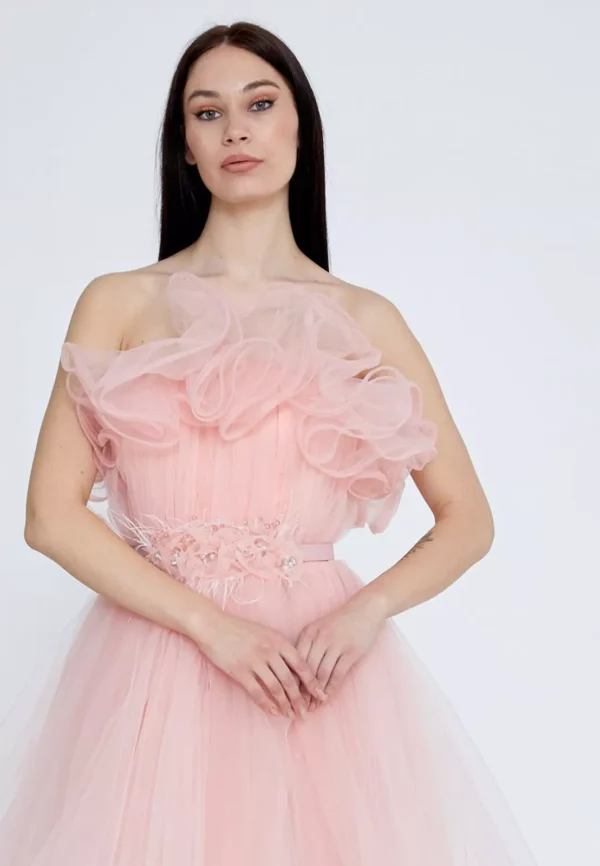 Mia – Ruffled Tulle Cocktail Dress