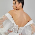 Miriam – Off-Shoulder Wedding Gown Back Look